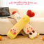 Gối Ôm Gà Shin Đáng Yêu 65cm 95cm | Gối Bông Hình Nến Sao Shin Đội Mũ Đỏ Vương Miện