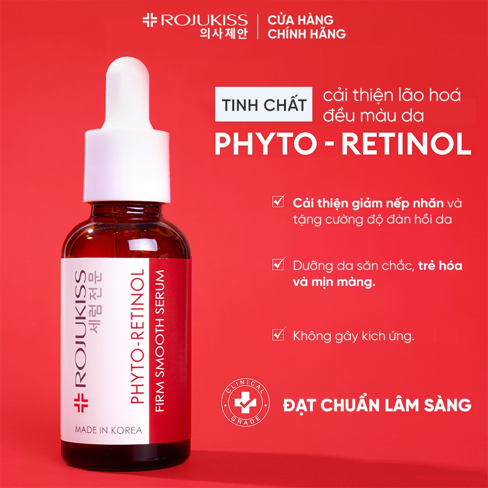 Rojukiss Serum Săn Chắc Và Mịn Da Phyto Retinol 30ml