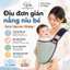 Địu Vải Lưới Cho Bé 0-24 Tháng, Địu Em Bé Thông Thoáng Đa Tư Thế Tiện Lợi Cho Mẹ Và Bé MOBABY STORE