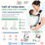 Địu Vải Lưới Cho Bé 0-24 Tháng, Địu Em Bé Thông Thoáng Đa Tư Thế Tiện Lợi Cho Mẹ Và Bé MOBABY STORE