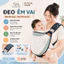 Địu Vải Lưới Cho Bé 0-24 Tháng, Địu Em Bé Thông Thoáng Đa Tư Thế Tiện Lợi Cho Mẹ Và Bé MOBABY STORE