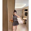 Váy MM CỔ BẺ kèm đai #sieucappp