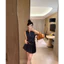 Váy MM CỔ BẺ kèm đai #sieucappp