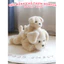Gấu Bông Chó Hạt Thơm Chính Hãng BOBOVA – Cún Trắng Cún Đen Dễ Thương Size 20cm 35cm Có Mùi Thơm Dịu Nhẹ