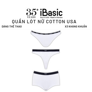 [GIÁ TRẢI NGHIỆM] Combo Quần lót nữ cotton USA iBasic đa dạng phom dáng thể thao năng động thoải mái