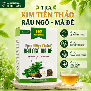 Trà Kim Tiền Thảo Râu Ngô Mã Đề Chính Hãng Túi Lọc 30 Gói Thảo Mộc Tự Nhiên Dễ Pha Dễ Uống