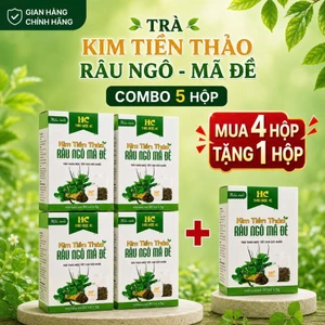 Trà Kim Tiền Thảo Râu Ngô Mã Đề Túi Lọc Thảo Mộc Tự Nhiên 30 Gói Túi Lọc Tiện Lợi