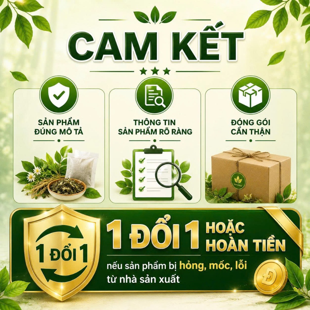 Trà Kim Tiền Thảo Râu Ngô Mã Đề Thảo Dược HC Hộp 30 Túi Lọc Thơm Ngon