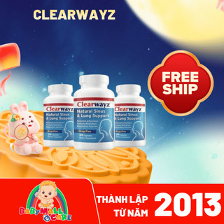 VIÊN UỐNG HỖ TRỢ SỨC KHỎE HÔ HẤP CLEARWAYZ – TĂNG ĐỀ KHÁNG – HỖ TRỢ XOANG, PHỔI, HEN SUYỄN