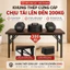 HUHU Bàn học làm việc gấp gọn khung chắc chắn Tiết kiệm không gian Mặt bàn bằng gỗ MDF dày 18mm