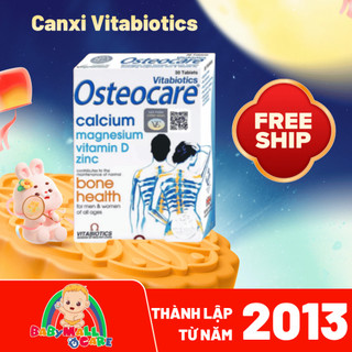 Viên Uống Canxi Vitabiotics Osteocare Chắc Xương Khỏe Khớp 2 Vỉ | Babymall & Care