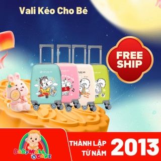 Vali Kéo Cho Bé – Nature Me – 4 Mẫu Siêu Xinh, Nhựa ABS Bền, Bánh Xe 360°, Dễ Kéo – Quà Tặng Cao Cấp