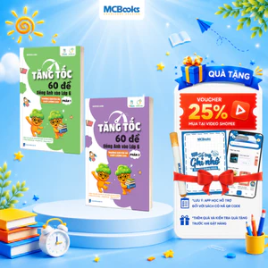 Sách - Combo Tăng Tốc – 60 Đề Tiếng Anh Vào Lớp 6 – Trường Chuyên Và Chất Lượng Cao