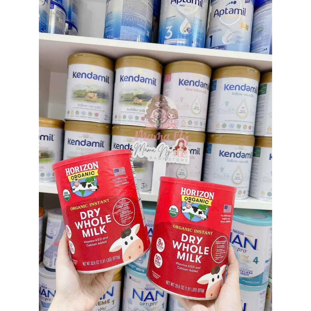 Sữa Tươi Nguyên Kem Dạng Bột Horizon Organic Dry Whole Milk 870g – Bổ Sung Canxi, Dinh Dưỡng Cho Cả Gia Đình