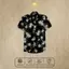Áo Sơ Mi Lụa Họa Tiết Hoa Dã Quỳ, Cuban Shirt Chất Lụa Tuyết Mềm Mịn, Thoáng Mát, Thấm Hút, Chống Nhăn - Size 50-100kg