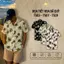 Áo Sơ Mi Lụa Họa Tiết Hoa Dã Quỳ, Cuban Shirt Chất Lụa Tuyết Mềm Mịn, Thoáng Mát, Thấm Hút, Chống Nhăn - Size 50-100kg