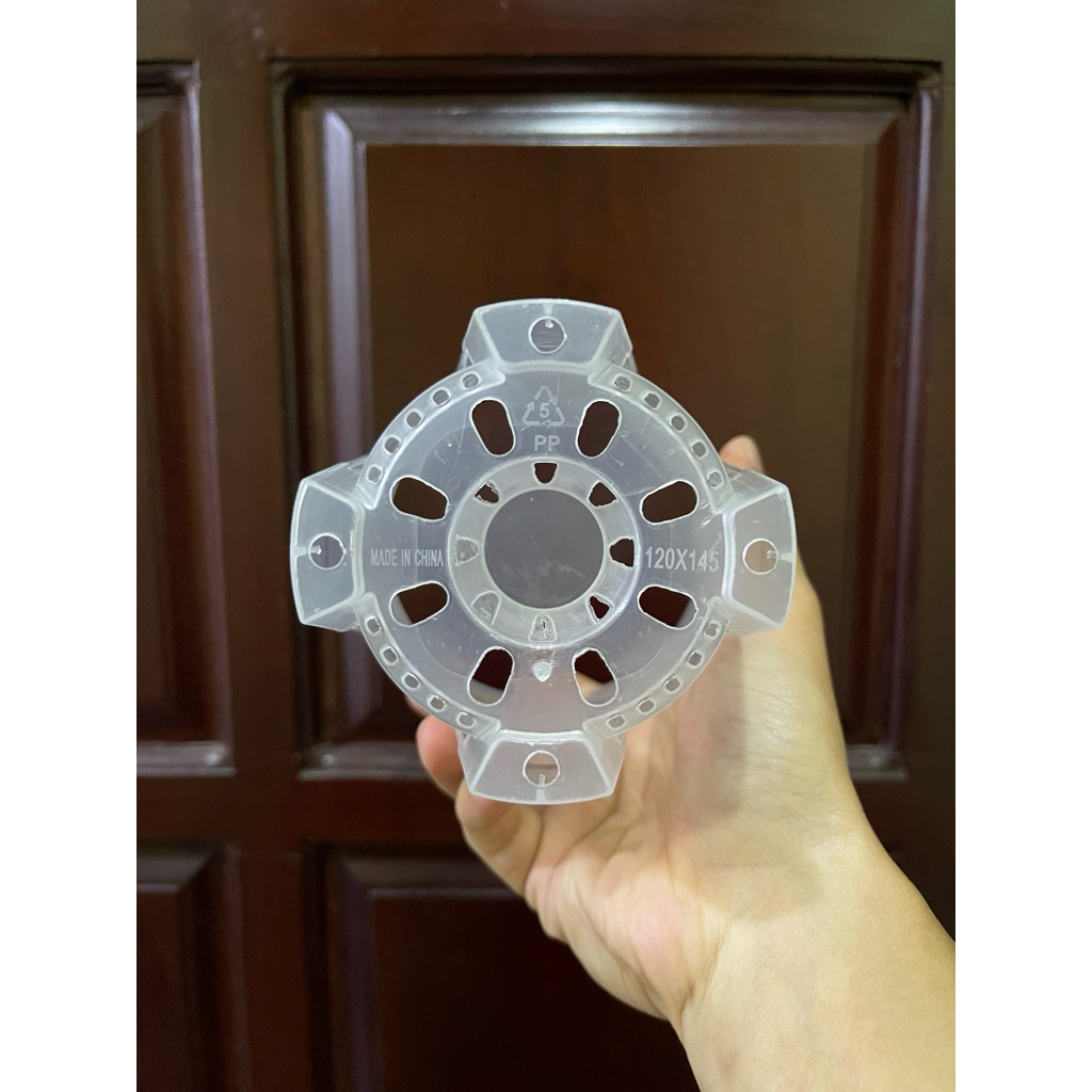 chậu trồng cây trong suốt cho cây trong nhà , anthurium và kiểng lá
