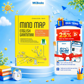 [LIFEMALL9915 - 12% đơn 99K] Sách - Mindmap English Grammar - Ngữ Pháp Tiếng Anh Bằng Sơ Đồ Tư Duy