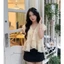 Áo babydoll kiểu nữ tay phồng nhiều tầng cổ V, áo voan tơ tay hến mặc đi chơi đi biển
