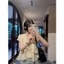Áo babydoll kiểu nữ tay phồng nhiều tầng cổ V, áo voan tơ tay hến mặc đi chơi đi biển