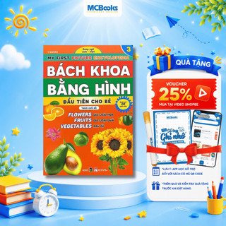 Sách - Bách khoa bằng hình đầu tiên cho bé theo chủ đề 3 - song ngữ Anh Việt - Quét mã QR nghe đọc
