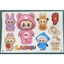 Sticker Labubu Dễ Thương Chống Nước – Decal Dán Laptop, Bình Nước, Vali, Xe Máy