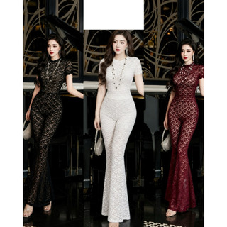 set ren áo tay cộc mix quần ống loe siêu tôn dáng dành cho nữ