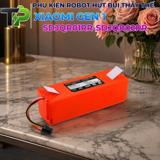 ( DUNG LƯỢNG 7000 mAh ) PIN ROBOT HÚT BỤI NÂNG CẤP THAY THẾ  XIAOMI VACUUM GEN 1 NÂNG CẤP BẢO HÀNH 12 THÁNG