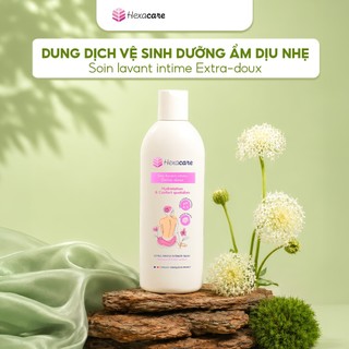 Dung Dịch Vệ Sinh Phụ Nữ Hexacare Extra-Doux pH 4.5 | Cấp Ẩm, Giảm Khô Rát, Thanh Mát, Dịu Nhẹ 200ml