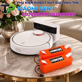 ( DUNG LƯỢNG 7000 mAh ) PIN ROBOT HÚT BỤI NÂNG CẤP THAY THẾ  XIAOMI VACUUM GEN 1 NÂNG CẤP BẢO HÀNH 12 THÁNG
