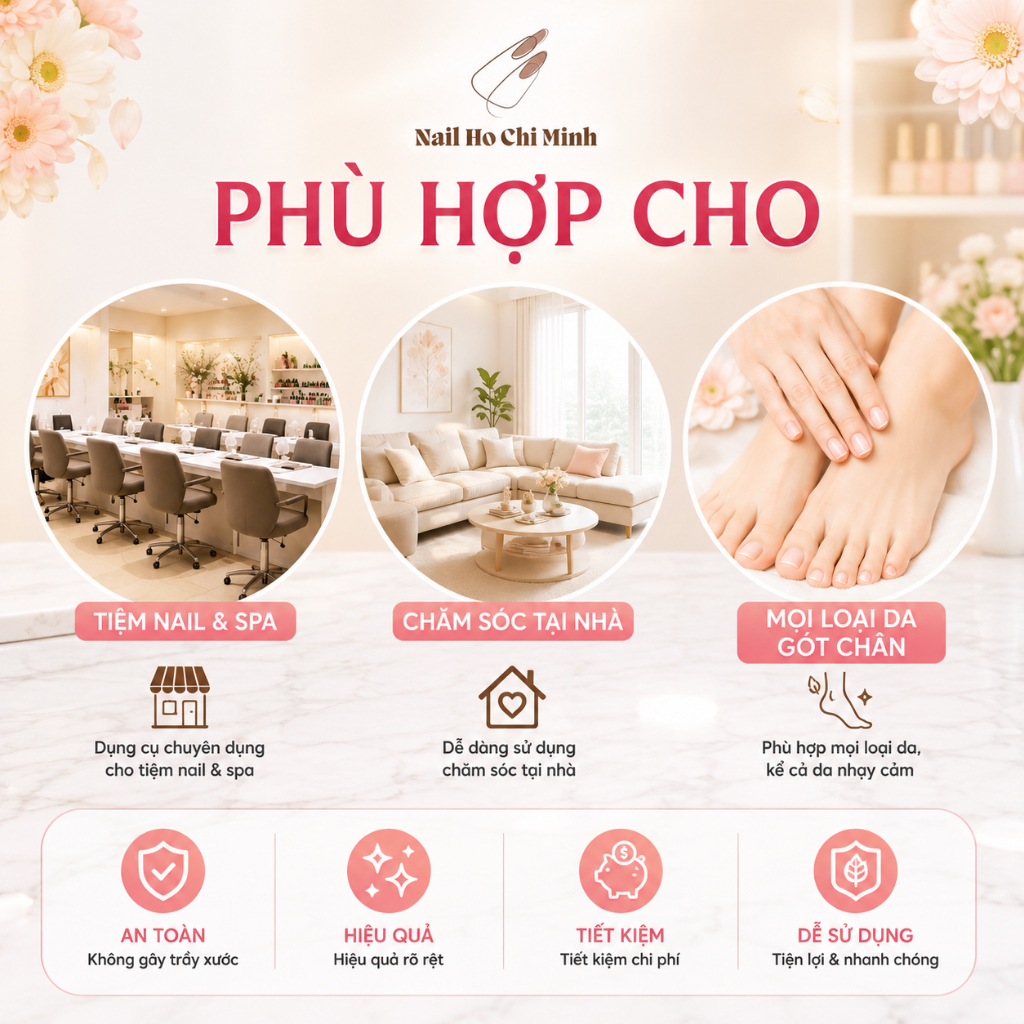 [SẢN PHẨM TRỢ GIÁ] Combo 3/4 món chà gót chân thay lưỡi dành cho chị em làm tại nhà