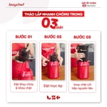 Máy Ép Chậm Nguyên Quả Lazychef 3S Premium 200W - Ép trái cây, Miệng Ép 110mm, Làm Kem, Tặng Bình Xịt  Cỏ Cây Hoa Lá — ảnh 7