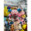 Gấu 2hand búp bê nhồi bông nhân vật Pokémon Mr. Mime, một món đồ chơi dễ thương có màu chủ đạo là hồng, trắng và xanh.