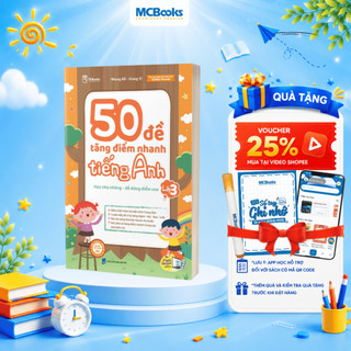 Sách - 50 Đề Tăng Điểm Nhanh Tiếng Anh lớp 3