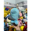 Gấu 2hand Gấu bông Pokemon Wobbuffet màu xanh có kích thước khoảng 25cm.