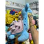 Gấu 2hand thú bông Pokemon Lapras, nổi bật với biểu cảm nhắm mắt thư giãn.