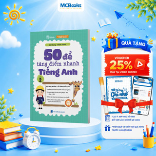 Sách - 50 đề tăng điểm nhanh tiếng Anh - Lớp 2