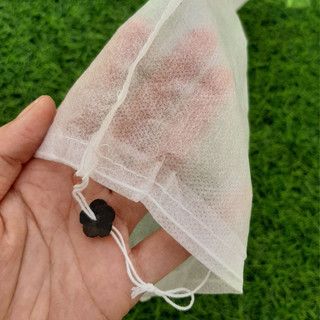 Combo 100 Túi Vải Bọc Bầu, Bí, Mướp, Dưa Leo, Các Loại Trái Cây - Có Dây Buộc Nút Cài Tiện Lợi