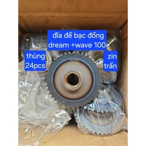 1 thùng đĩa đề bạc đồng 24pcs zin trần lắp ráp cho dream và wave 100