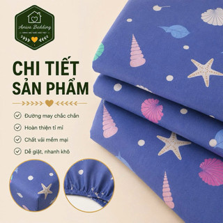 Ga Bọc Nệm Cotton Thắng Lợi Aniva Bedding Chính Hãng, Ga Lẻ Đủ Size 1m, 1m2, 1m4, 1m6, 1m8
