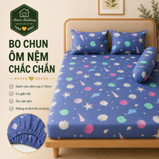Ga Bọc Nệm Cotton Thắng Lợi Aniva Bedding Chính Hãng, Ga Lẻ Đủ Size 1m, 1m2, 1m4, 1m6, 1m8