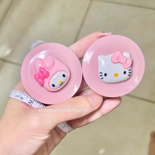 Thước Dây Rút Gọn Tự Động Cuộn Tròn 150cm Siêu Cute, Đo Eo Làm Quà Tặng Siêu Tiện Lợi