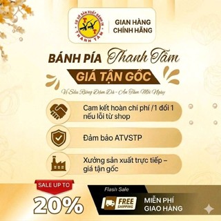 Combo 2 cây bánh pía xưa gói giấy Gồm 1 Cây Môn sầu riêng+1cây Mứt mỡ hành phong 370g/4 cái mỗi cái bánh nửa trứng muối