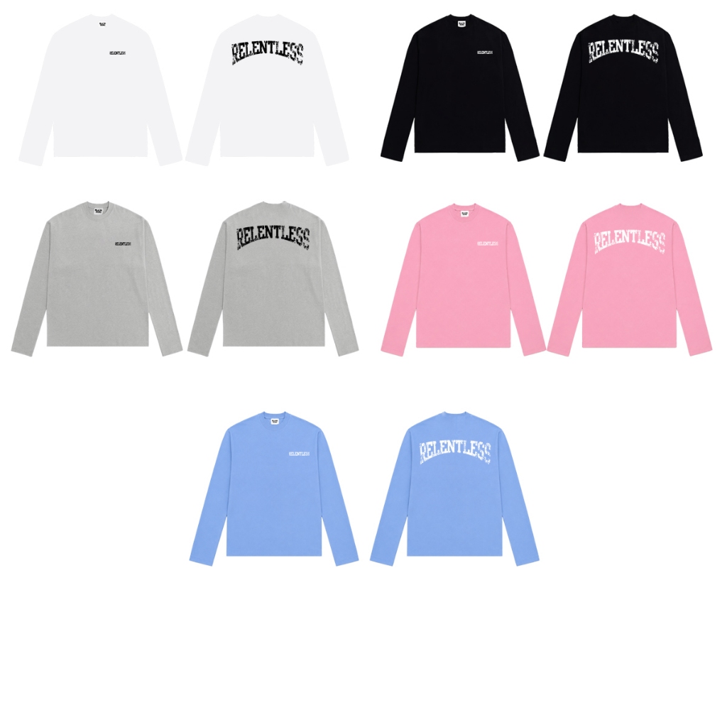 Áo thun dài tay mỏng nhẹ BLACKDOKI longsleeve Ver.1 cotton 190gsm nam nữ basic form rộng  oversize