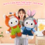 Gấu Bông Hello Kitty Hóa Thân Thỏ Jody Và Cáo Nick – Quà Tặng Dễ Thương Cho Bé Gái Và Người Yêu