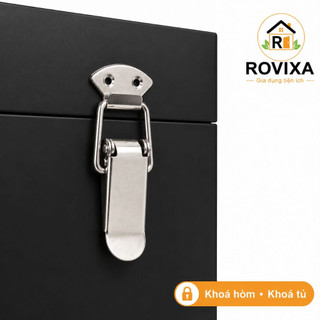 Khóa hòm, khóa tủ, khóa mỏ vịt(giá 2 cái) thép mạ niken chốt gài cài thùng hộp