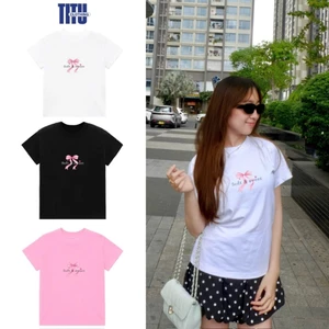Áo Thun Nữ BABYTEE Hình Nơ, Cotton 250GSM