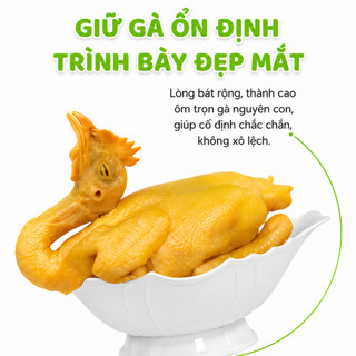 Bát Thuyền Nhựa Đựng Gà Cúng Nguyên Con GD101 - Bát Nhựa Đựng Hoa Quả Thắp Hương Việt Nhật
