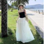 Set Váy Dài Hai Dây Maxi MNL-SV12 - Áo Hai Dây Đen Phối Chân Váy Trắng Dài, Tôn Dáng,Phù Hợp Đi Biển Du Lịch,Đi Chơi