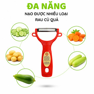 Dụng Cụ Nạo Củ Quả Thái Lan Sắc Bén GD128 - Nạo Gọt Hoa Quả Thái Lan Cán Nhựa Lưỡi Inox